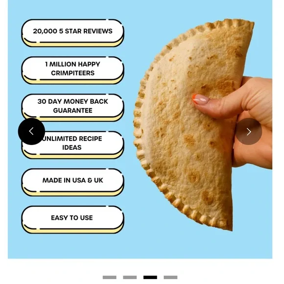 Crimpit Start sealing tortillas for no-mess meals - Picture 3 of 6